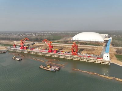 五河縣城南綜合碼頭即將交工驗(yàn)收，安防設(shè)備全面護(hù)航運(yùn)行安全